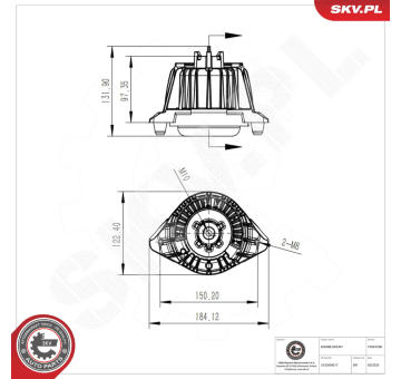 Zaveseni motoru ESEN SKV 75SKV298