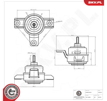 Zaveseni motoru ESEN SKV 75SKV321