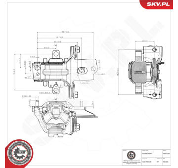 Zaveseni motoru ESEN SKV 75SKV338