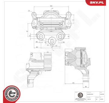 Ulożenie motora ESEN SKV 75SKV340