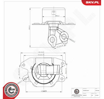 Ulożenie motora ESEN SKV 75SKV399