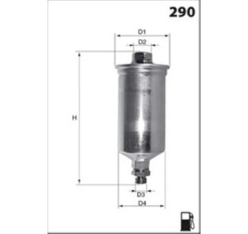 Palivový filtr LUCAS FILTERS LFPF071