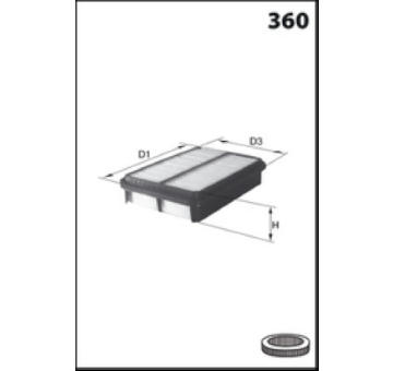 Vzduchový filtr LUCAS FILTERS LFAF781