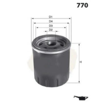 Olejový filtr LUCAS FILTERS LFOS355