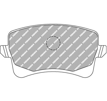 Sada brzdových destiček, kotoučová brzda FERODO RACING FCP4050H