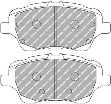 Sada brzdových destiček, kotoučová brzda FERODO RACING FCP4612H
