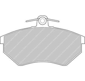 Sada brzdových destiček, kotoučová brzda FERODO RACING FCP775R