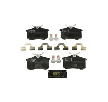 Sada brzdových destiček, kotoučová brzda HART 249 146