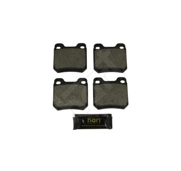 Sada brzdových destiček, kotoučová brzda HART 249 153