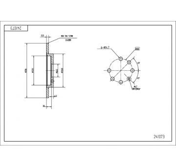 Brzdový kotouč HART 241 073