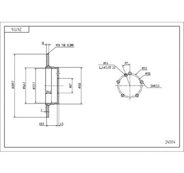 Brzdový kotouč HART 241 114