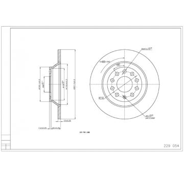 Brzdový kotouč HART 229 054