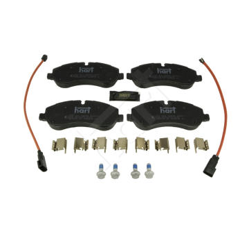 Sada brzdových destiček, kotoučová brzda HART 252 922