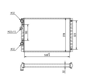 Chladič, chlazení motoru HART 601 817
