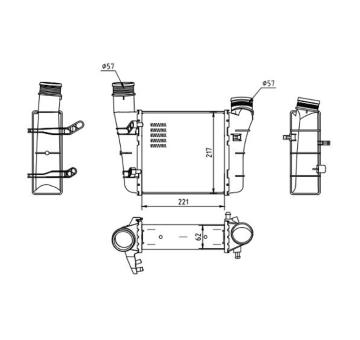 Chladič turba HART 605 576