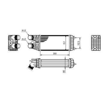 Chladič turba HART 636 908