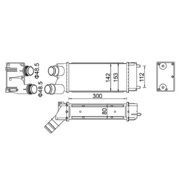 Chladič turba HART 612 499