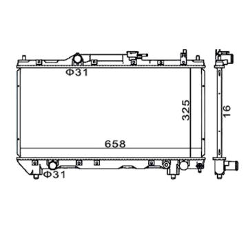 Chladič, chlazení motoru HART 620 273