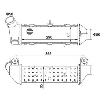 Chladič turba HART 621 387