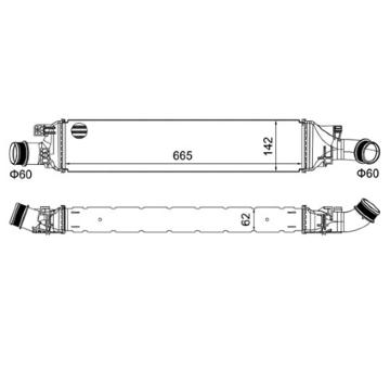 Chladič turba HART 623 565