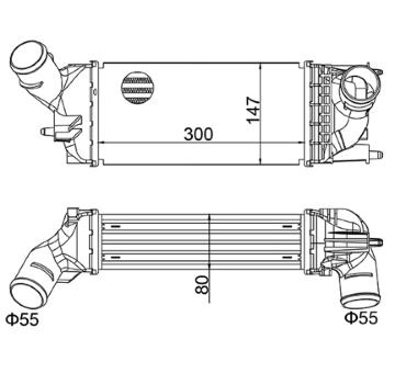 Chladič turba HART 630 295