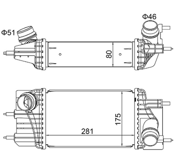 Chladič turba HART 630 304