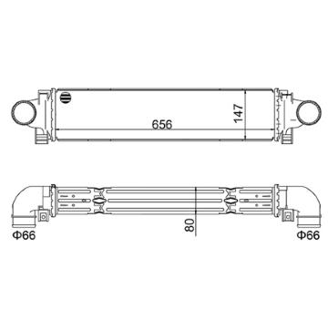 Chladič turba HART 630 316
