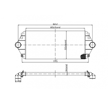 Chladič turba HART 603 898