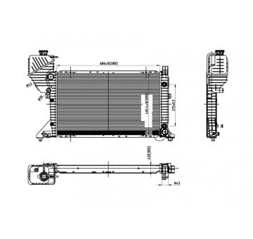 Chladič, chlazení motoru HART 606 529