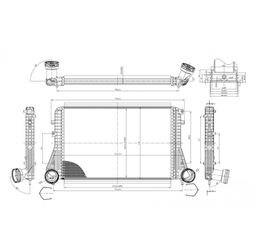 Chladič turba HART 612 542