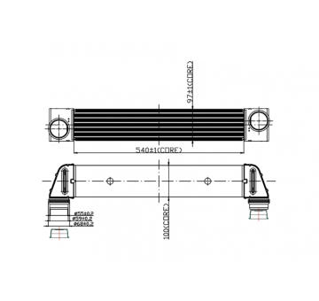 Chladič turba HART 612 550