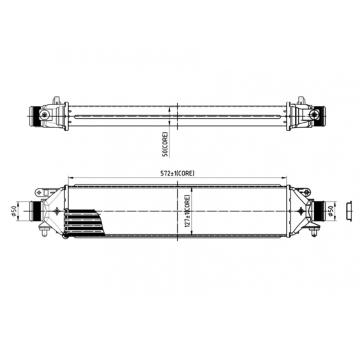 Chladič turba HART 612 720