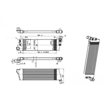 Chladič turba HART 612 726