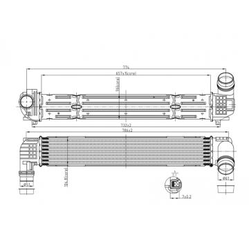 Chladič turba HART 614 230