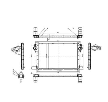 Chladič turba HART 620 808