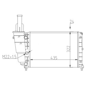 Chladič, chlazení motoru HART 600 272