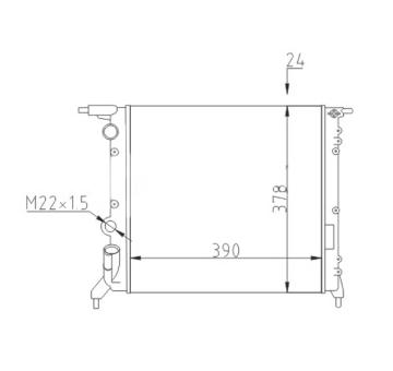 Chladič, chlazení motoru HART 601 403
