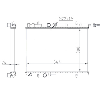 Chladič, chlazení motoru HART 605 663