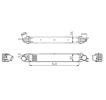 Chladič turba HART 612 496