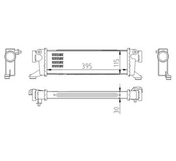 Chladič turba HART 612 556