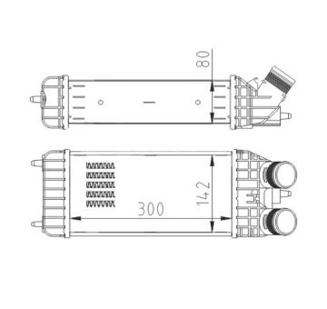 Chladič turba HART 614 080