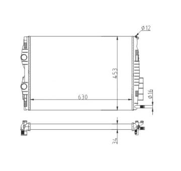 Chladič, chlazení motoru HART 620 606