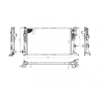 Chladič, chlazení motoru HART 646 019