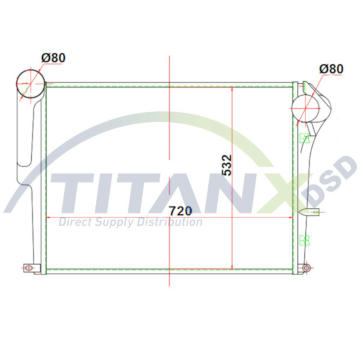 Chladič turba TitanX IC129008