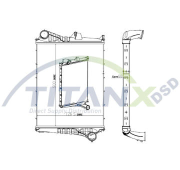 Chladič turba TitanX IX129002