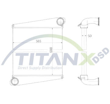 Chladič turba TitanX IX129003