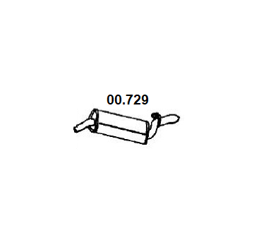 Koncový tlmič výfuku NOVAK 00.729