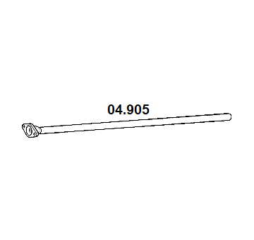 Výfuková trubka NOVAK 04.905