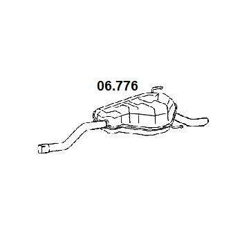 Koncový tlmič výfuku NOVAK 06.776