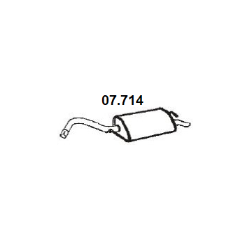 Koncový tlmič výfuku NOVAK 07.714